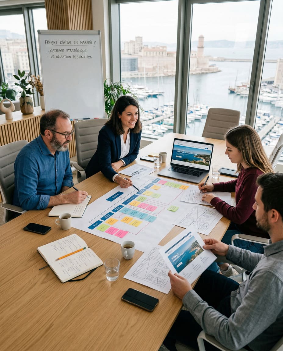 Atelier de cadrage pour un projet de site internet d'office de tourisme