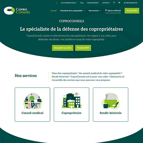 Projet Coproconseils conseil copropriété
